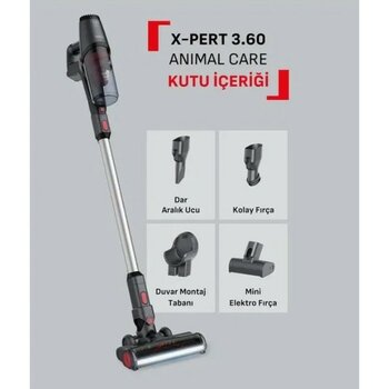 Tefal X-Pert 3.60 Hafif Tasarım 45 Dakika Çalışma Süresi LED Başlıklı Şarjlı Dikey Süpürge TY6993TR - Kırmızı - Standart