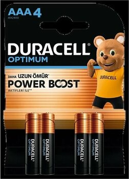 Duracell Optimum Powerboost Aaa İnce Kalem Pil 4'Lü 2 Adet