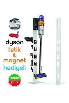 STARK Dyson Uyumlu Dikey Süpürge Standı Beyaz Renk V15 - V12 - V11 - V10 - V8