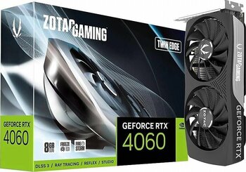 Zotac RTX 4060 Gaming Twin Edge ZT-D40600E-10M 128 Bit GDDR6 8 GB Ekran Kartı