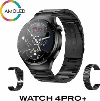 FİOPLUS WATCH 4 PRO+ 1.35 inç Siyah akıllı saat