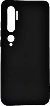 Xiaomi Mi Note 10 Kılıf Renkli Esnek Kırılmaz Yumuşak Dokulu Premier Silikon Kapak - Siyah