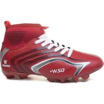 RUNSTEP Çoraplı Krampon Futbol Ayakkabısı - Kırmızı - Beyaz - 39