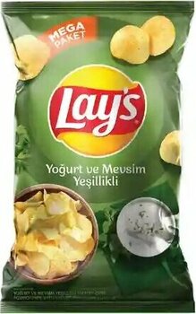 Lay's Yoğurt ve Mevsim Yeşillikli Patates Cipsi 193 G