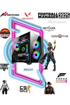 MSI AMD RYZEN 5 5500 16 GB RAM DDR4 500 GB M2 YÜKSEK HIZLI SSD GTX 1650 OYUNCU MASAÜSTÜ BİLGİSAYAR