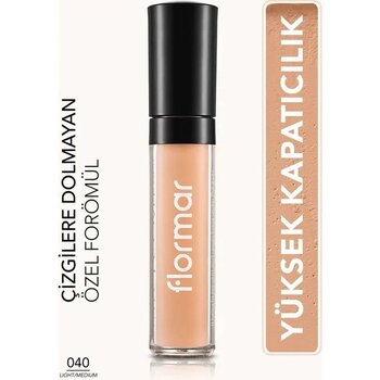 Flormar Perfect Coverage Liquid Concealer 040 Light/Medium Likit 5 ML Kapatıcı