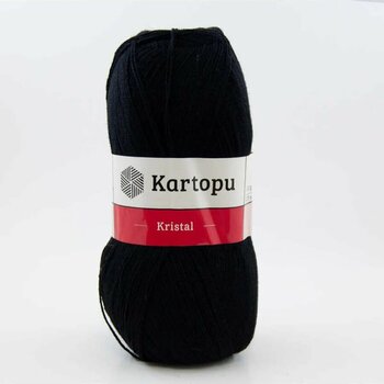 Kartopu Kristal K940 5 Adet Lif Ipi El Örgü Ipliği Siyah