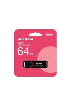 Adata Uv150-64Gb Usb 3.2 Gen1 Black Flash Bellek