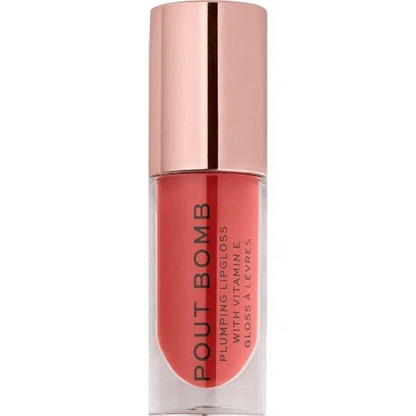 Revolution Pout Bomb Plumping Gloss Peachy Dudak Parlatıcı ve Dolgunlaştırıcı