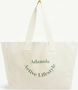 ZZ DESİGN Kanvas Tote Çanta Günlük Spor Plaj Çantası Krem Rengi Büyük Boy Beden