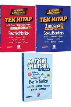 Anahtar Kitap 2026 Tyt'nin Anahtarı Süper 2'li Ve Ayt'nin Anahtarı Eşit Ağırlık Hafıza Teknikleriyle Pratik Notlar