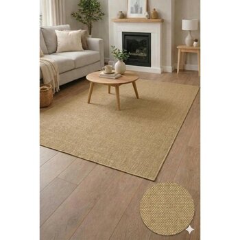 Miabella Home Jüt Hasır Halı Kaymaz Jüt Halı Yıkanabilir Jüt Kilim Salon Antre Mutfak Halısı - 160 x 230 cm