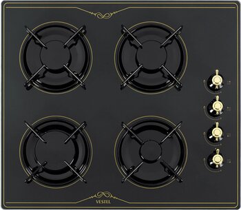 Vestel AO-6104 YRS Siyah Cam Ankastre Ocak