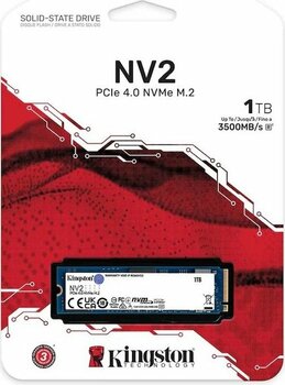 1tb Kingston Nv2 Snv2s/1000g 3500/2100/mb/s M.2 Nvme Ssd