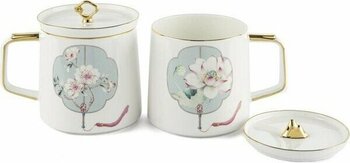 Mikasa Moor Rosita 2’Li Kapaklı Kupa Seti 420cc - Renkli