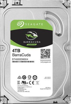 Seagate BarraCuda ST4000DM004 4 TB 5400 RPM 190 MB/s 6.0 ms Harddisk