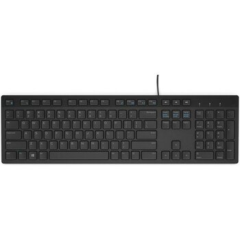 Dell KB216 Kablolu USB Q Trk Siyah Klavye - Çok Renkli