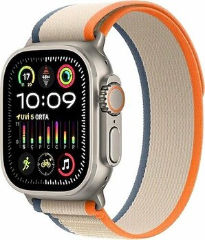 Apple Watch Ultra 2 GPS + Cellular 49 mm Turuncu-Bej Trail Loop Natürel Titanyum Akıllı Saat