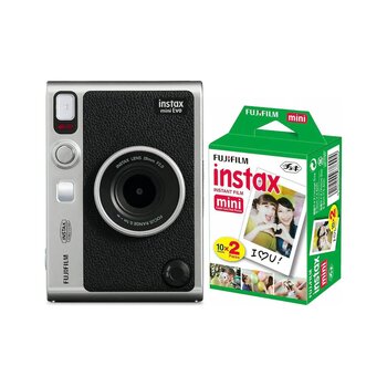 Fujifilm Instax Mini Evo Şipşak Fotoğraf Makinesi + 20'li Film (fujifilm Türkiye Garantili) Gri