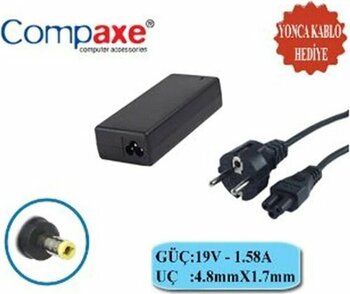 Compaxe Cnh-158 Hp 30W 19V 1.58A 4.8 1.7 Notebook Adaptörü