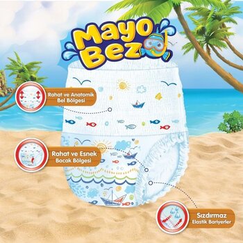 Mayo Bez 4-5 Beden 9-15 Kg 11 Adet