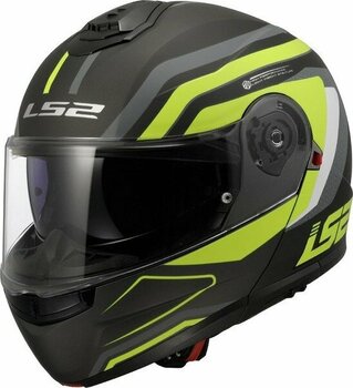 Ls2 Strobe 2 Phantom Mat Tıtanıum-Neon Sarı Kask - XL