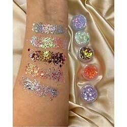 Hb Tasarım Glitter Jel Far Sim Far 5 Li Set karışık