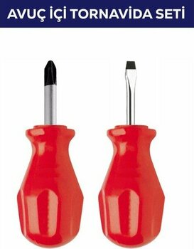 2'li Avuç Içi Tornavida Seti Düz Yıldız Tornavida Seti 2 Tr