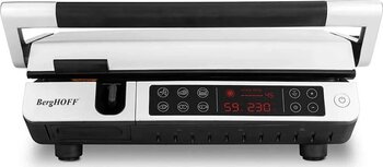 BergHOFF Gem Tıtan Pro 6 Programlı Advanced Design Çelik Izgara ve Tost Makinesi