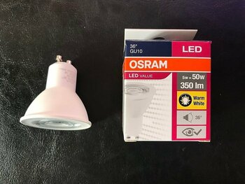 Osram Ledvance 5 Watt Osram 3000 Kelvin Günışığı 350 Lümen Gu10 Led Ampül