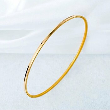 İdeal Sarraf 15 gr 22 ayar İşçiliksiz Oluklu Ajda Bilezik