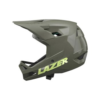 Lazer Chase Full Face Kineticore Kask Moss Green 24 L 58-60cm Siyah
