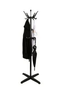 ENZELO Ayaklı Askılık Lüx Portmanto Siyah