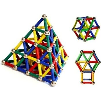 37 Parça Manyetik LEGO Oyuncak Seti, Eğlenceli ve Yaratıcı Tasarımlar Için - Seçenek 1