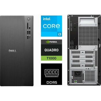 Dell Tower Intel Core I3-14100 ECT1250-K0089 8gb 4tb T1000 4gb Freedos Masaüstü Bilgisayar