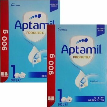 Aptamil 1 Bebek Sütü Pronutra 900 gr 2 Adet
