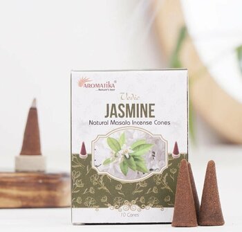 Aromatika Yasemin Aromalı Konik Tütsü