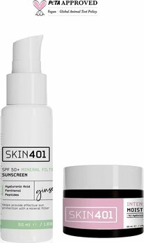 Skin401 Yoğun Nemlendirici ve Mineral Filtreli Güneş Kremi Seti