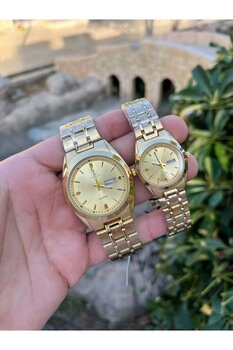 NAUTICAL Sevgili Çift Kol Saati Çelik Kordon Özel Kutusunda