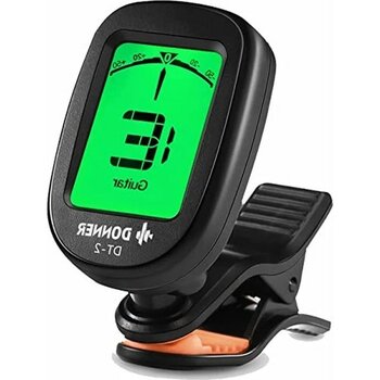 Gitar Tuner Klipsli Hassas Kromatik, Akustik Gitar Bas Keman Ukulele Tuner Dt-2