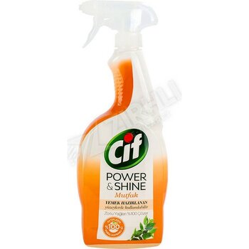 2 Adet Cif Power & Shine Mutfak Temizleyici Sprey 750 ml