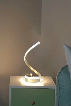 Londra Modern Tasarım Dizayn Kablolu Eskitme Renk Gün Işığı Ledli LED Abajur - Ahşap