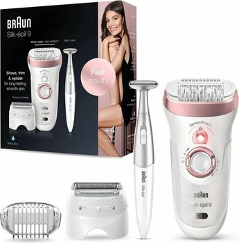 Braun Silk-épil 9 Sensosmart™ 9/890 Epilatör - 7 Ek Parçalı Kablosuz Islak Ve Kuru Epilatör
