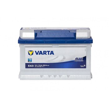 Varta Akü 12v 72 Ah Amper E43 (Ford-Opel Alçak Tip)