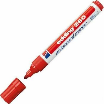 Edding 260 Beyaz Yazı Tahtası Kalemi Kırmızı 10'lu Kutu