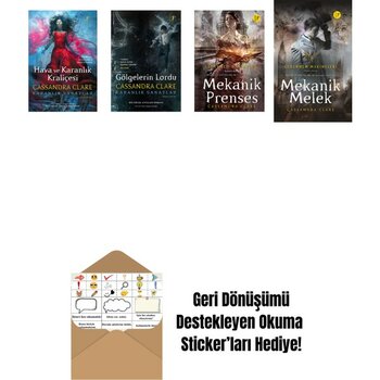 Cassandra Clare 4 Kitap Set + Okuma Sticker'ları - Hayır