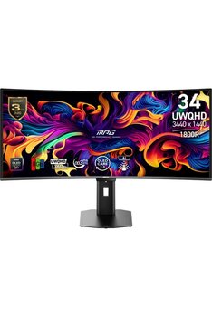 Msı 34 Mpg 341Cqr Qd-Oled X36 3440X1440 Uwqhd 21:9 Curve 360Hz 0.03Ms Adaptıve-Sync Gamıng Monıtor