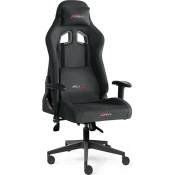 xDrive 15'li Profesyonel Oyuncu Koltuğu Kumaş/Siyah - Siyah
