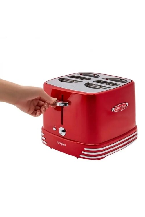 Cookplus 4lü 1200 W Sosisli Sandviç Yapma Makinesi