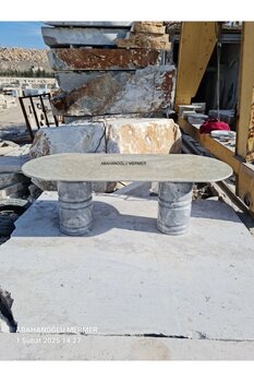 ABAHANOĞLU MERMER mermer yemek masası, yemek masaları mermer, bahçe masası, mermer salon masası, yemek odası masası